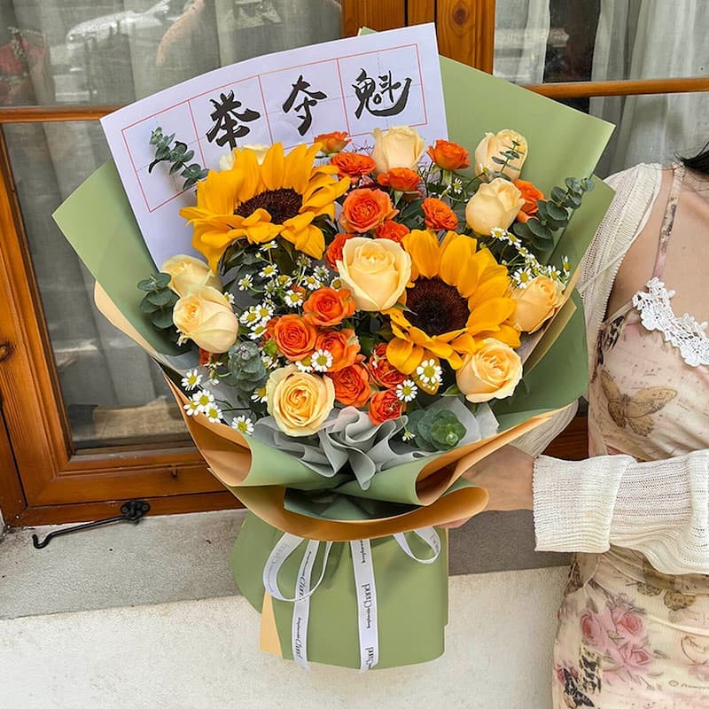 send flowers to china
