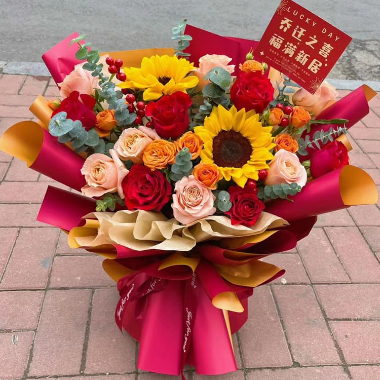 send flowers to china