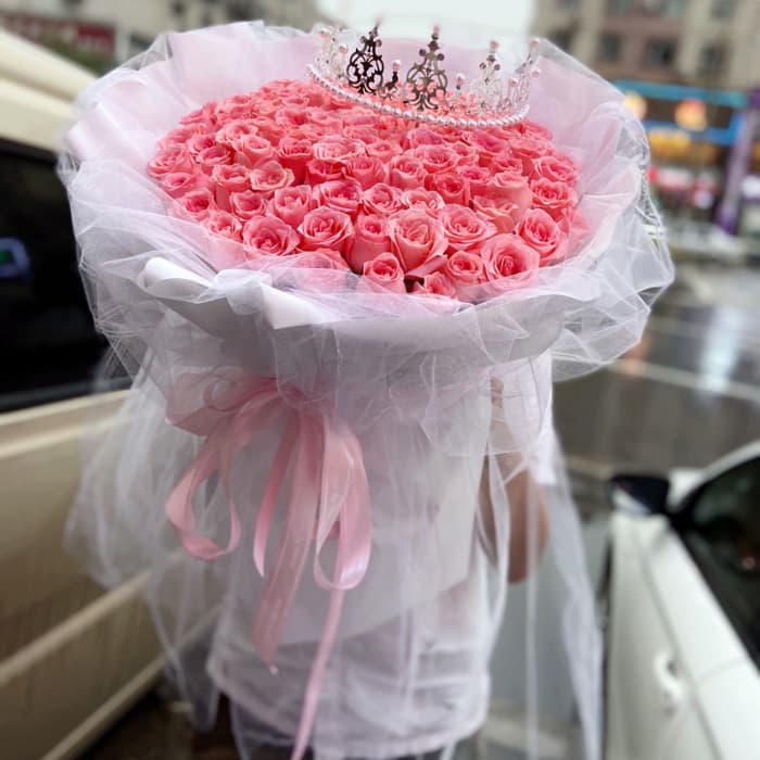 99朵粉玫瑰07款