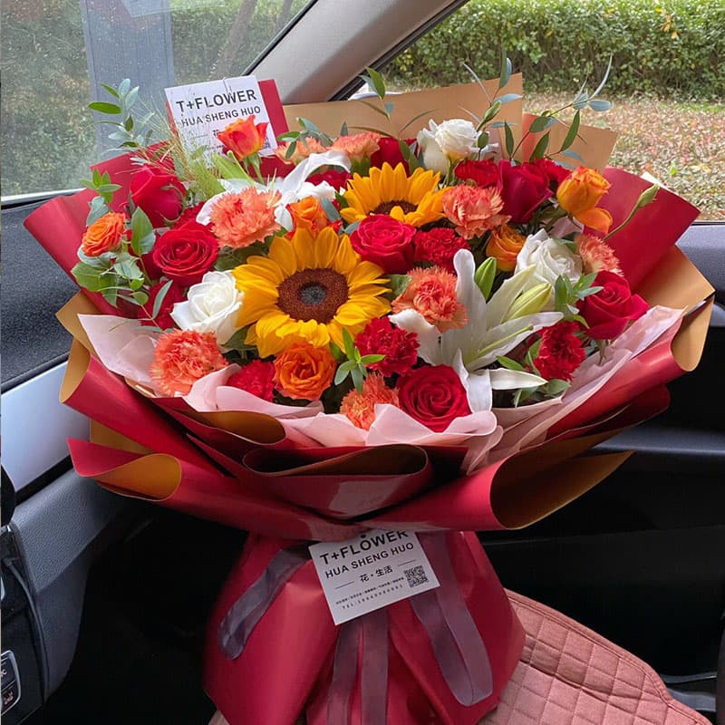 send flowers to china